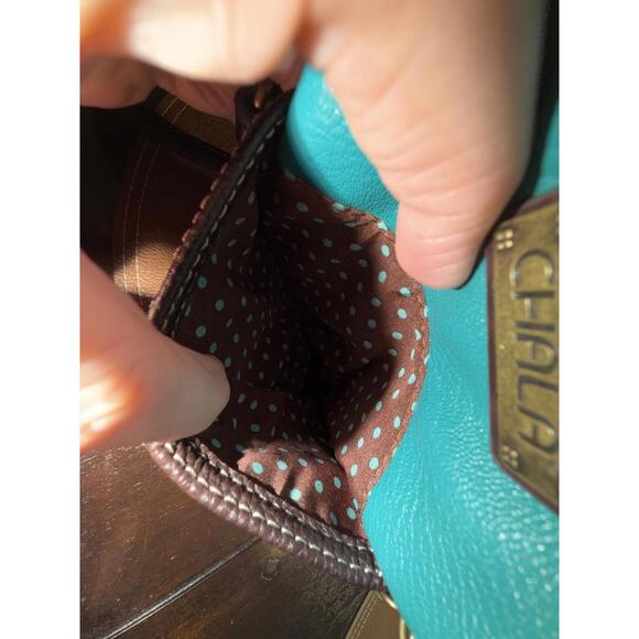 Chala Teal Crossbody Bag with Dog - Picture 6 of 7